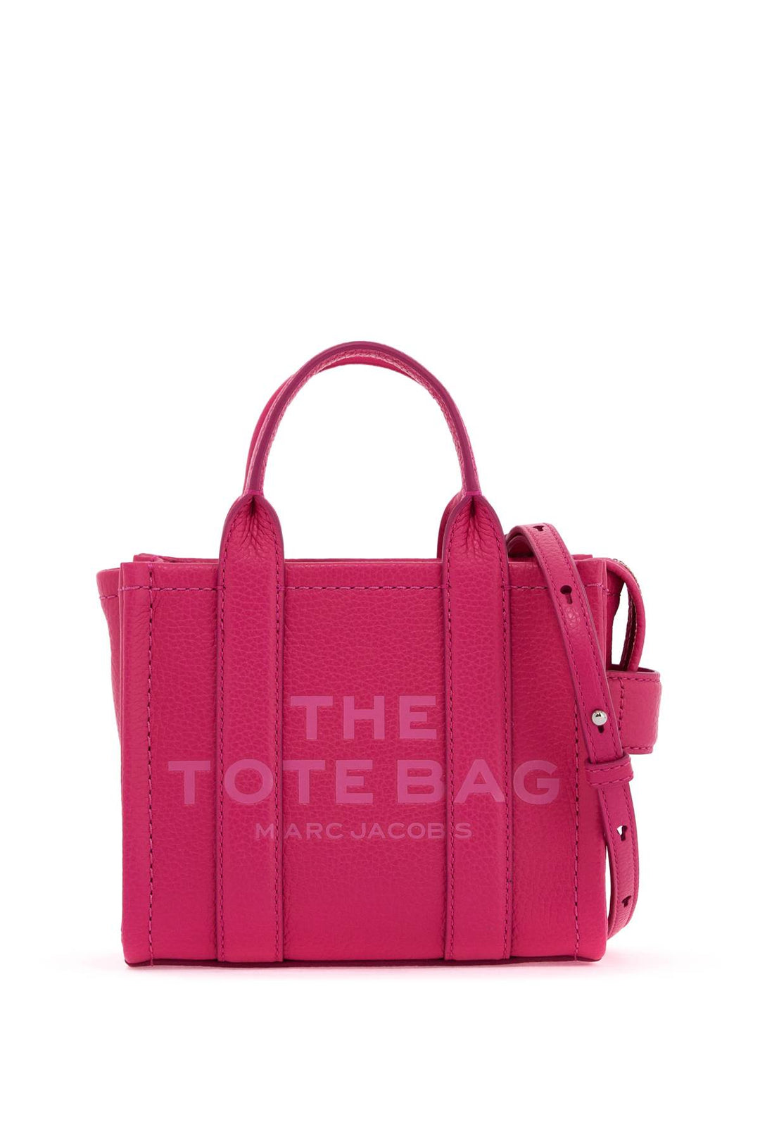 the leather mini tote bag-0