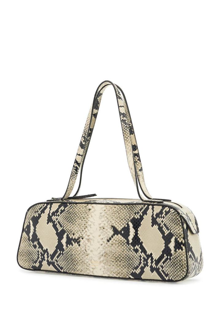 simona python leather shoulder bag-2