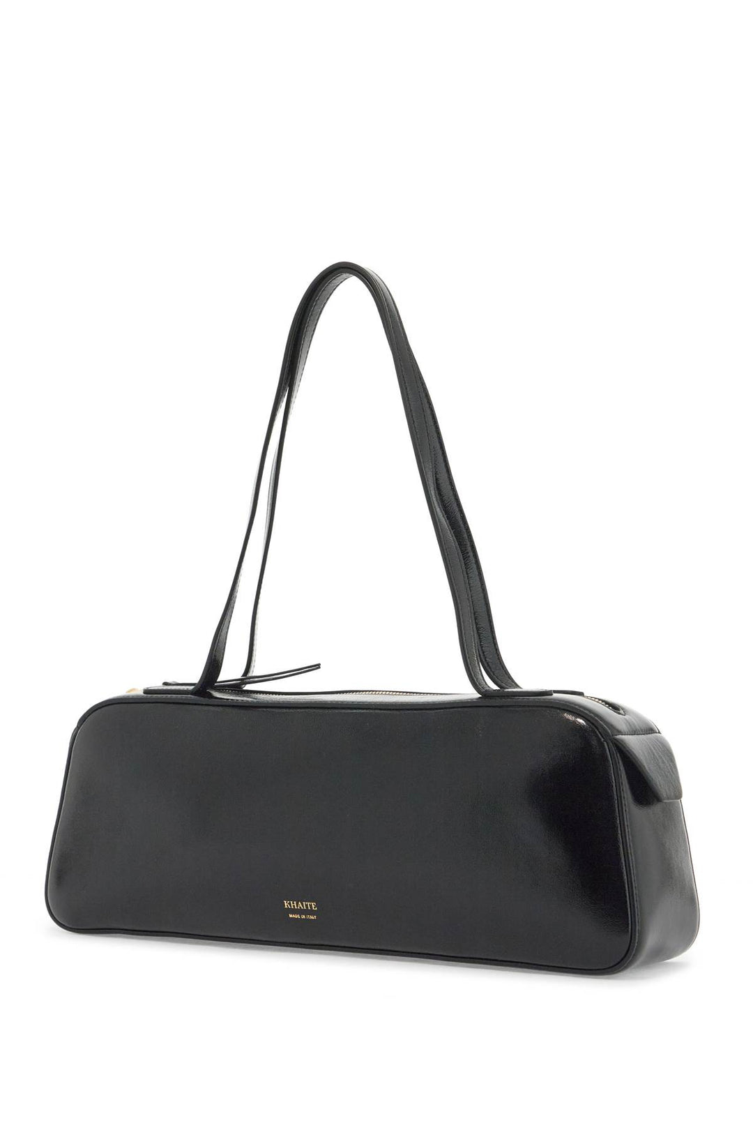 simona glossy leather shoulder bag-2