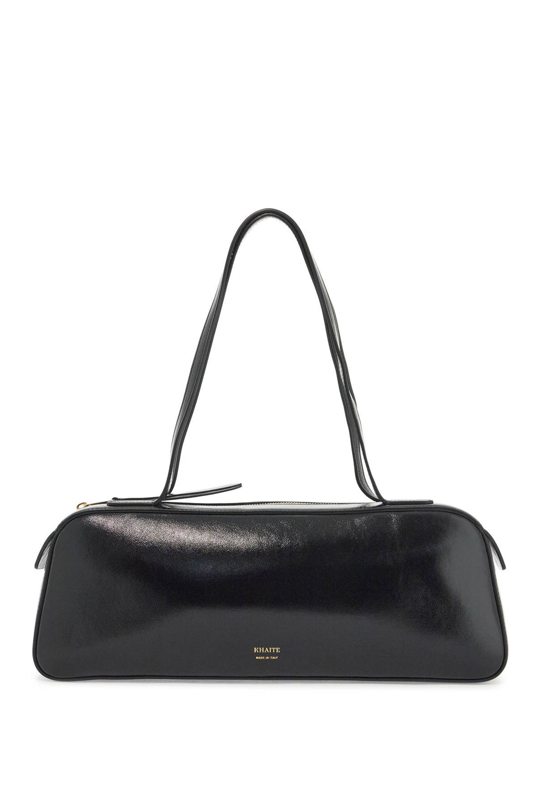 simona glossy leather shoulder bag-0