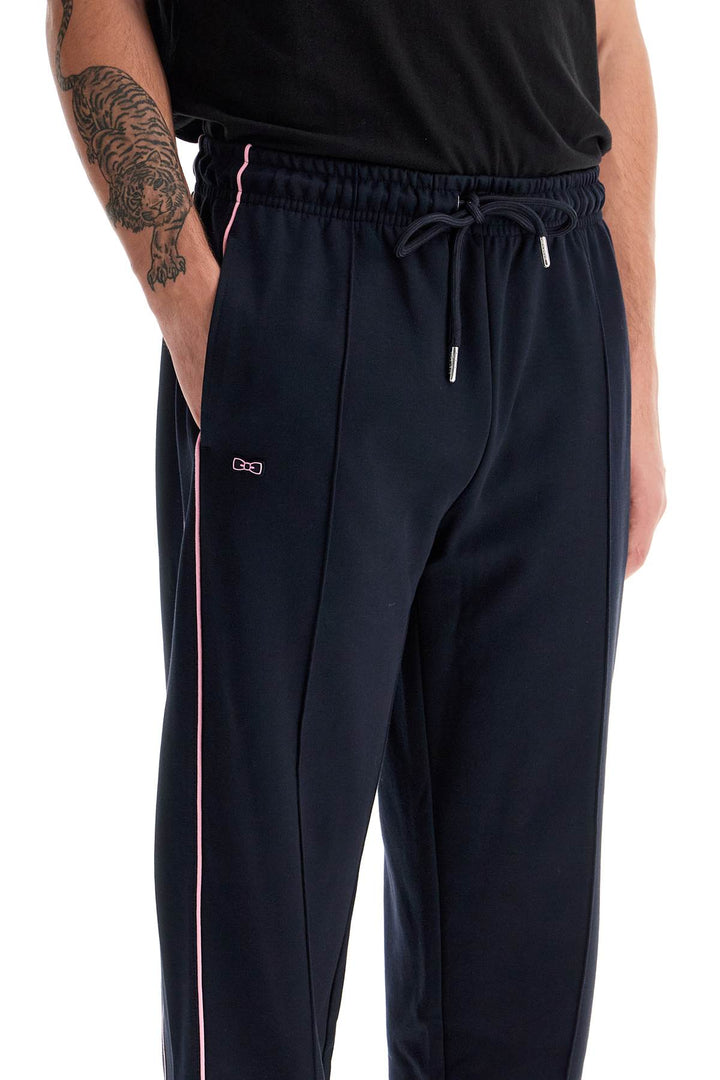 contrast piping joggers with-3