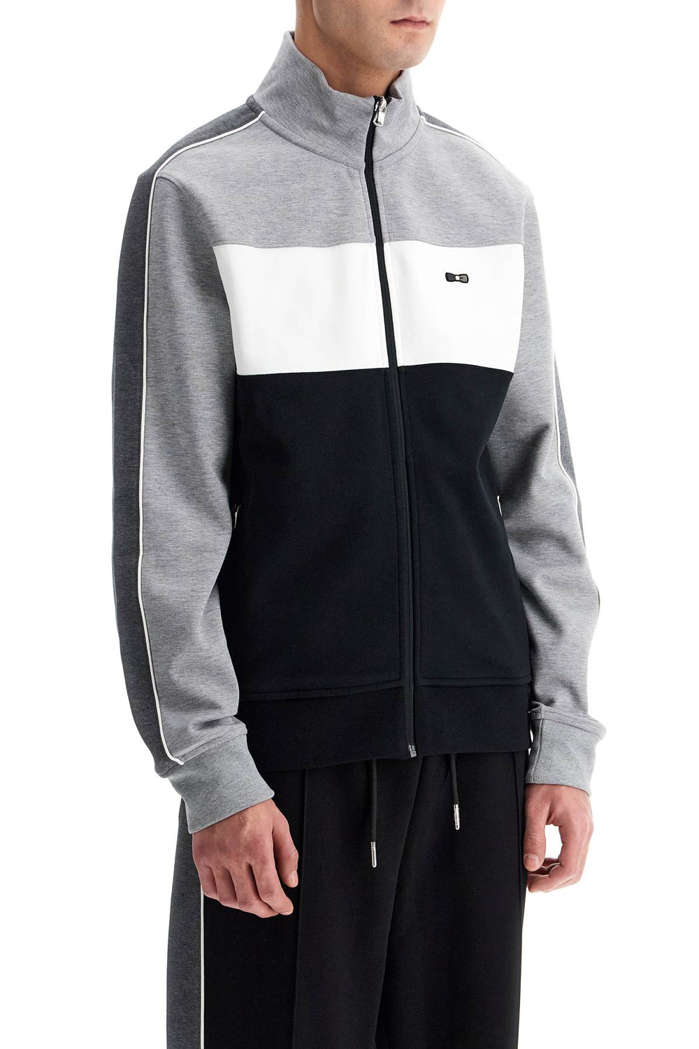 lightweight zip-up sweatshirt with-1