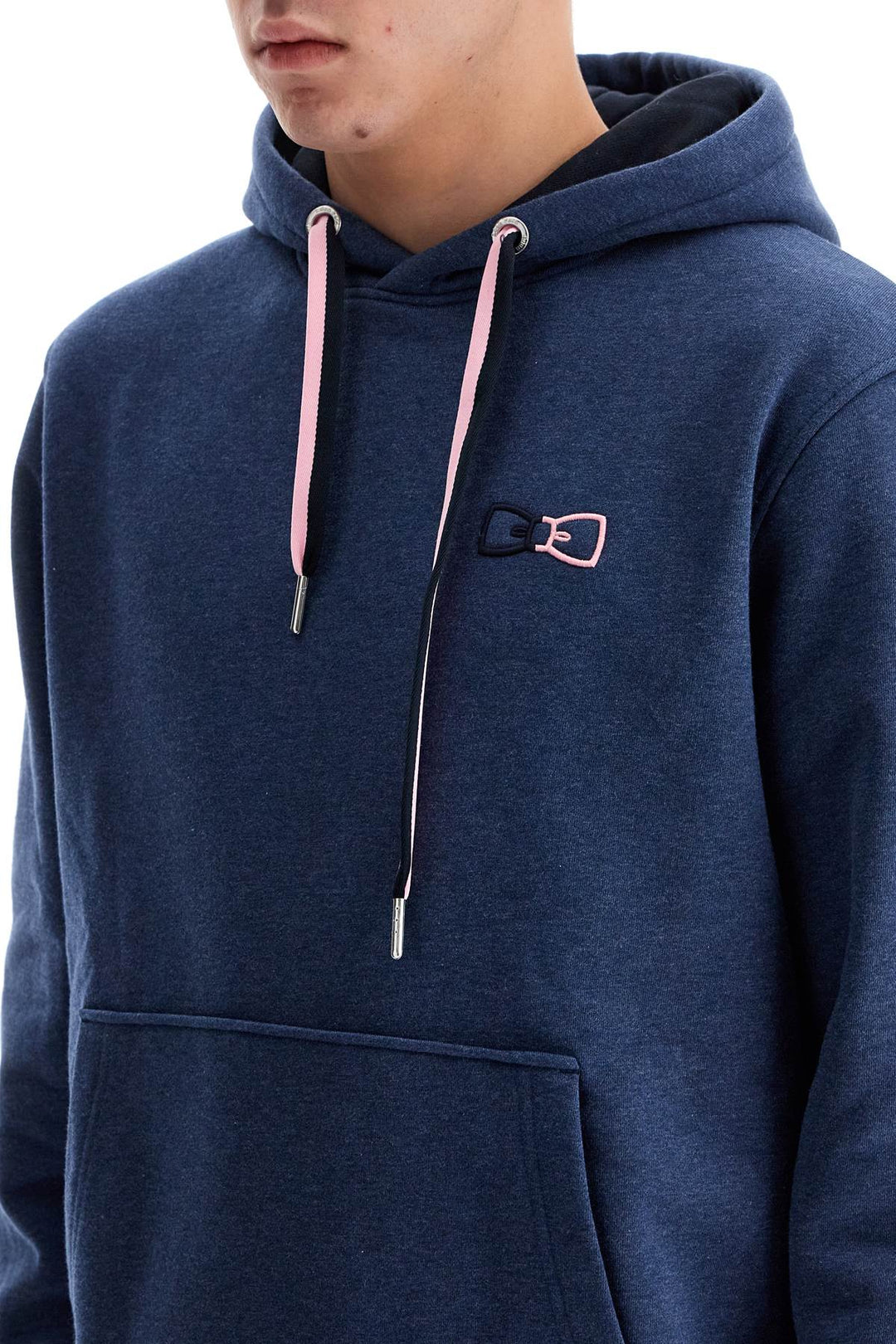 hooded sweatshirt with embroidered logo-3