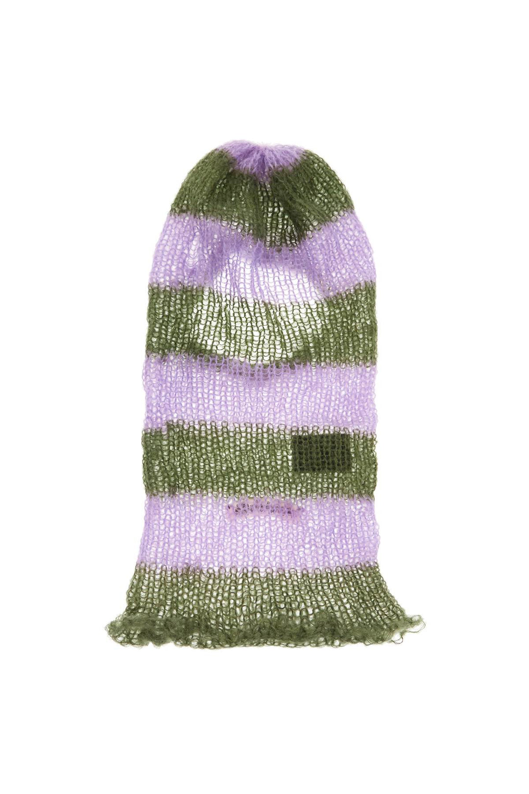 striped mohair balaclava helmet-1