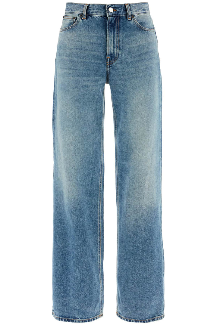 korean straight leg jeans-0