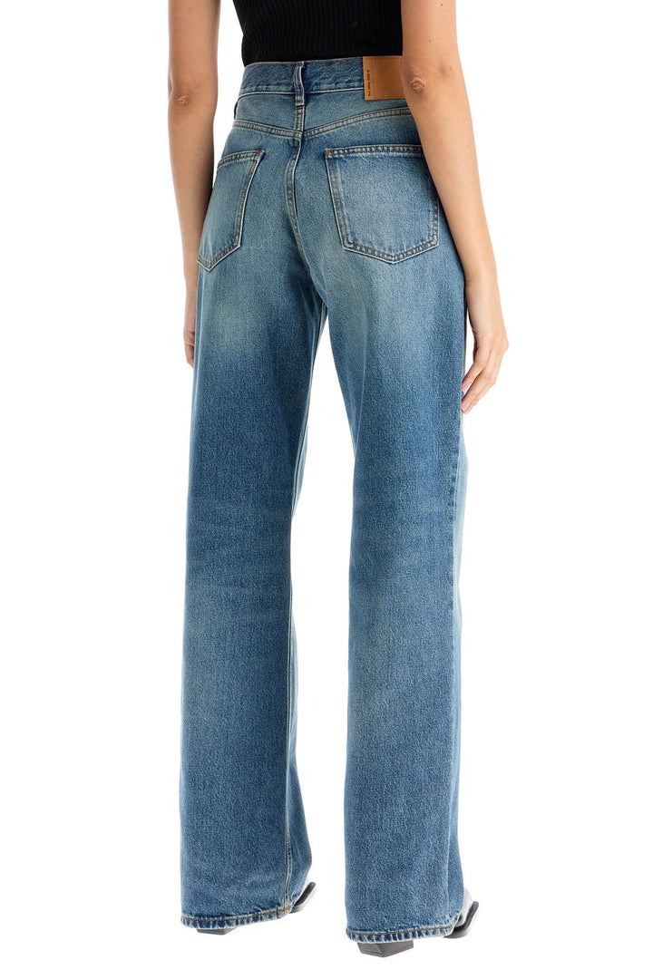 korean straight leg jeans-2