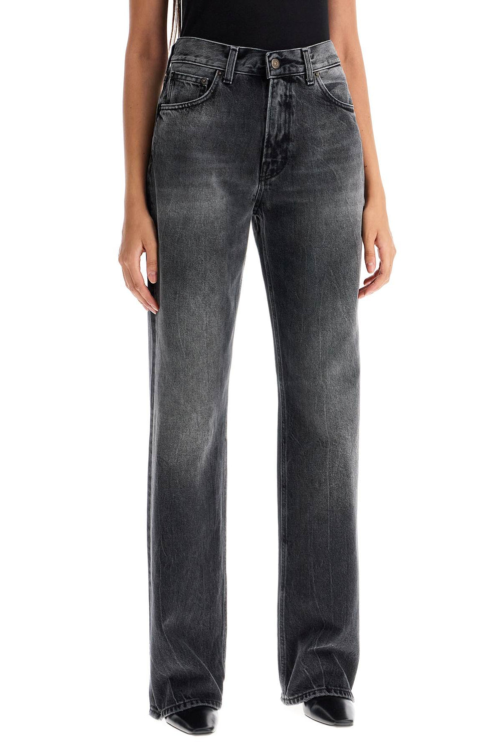 "korean straight-cut jeans-1