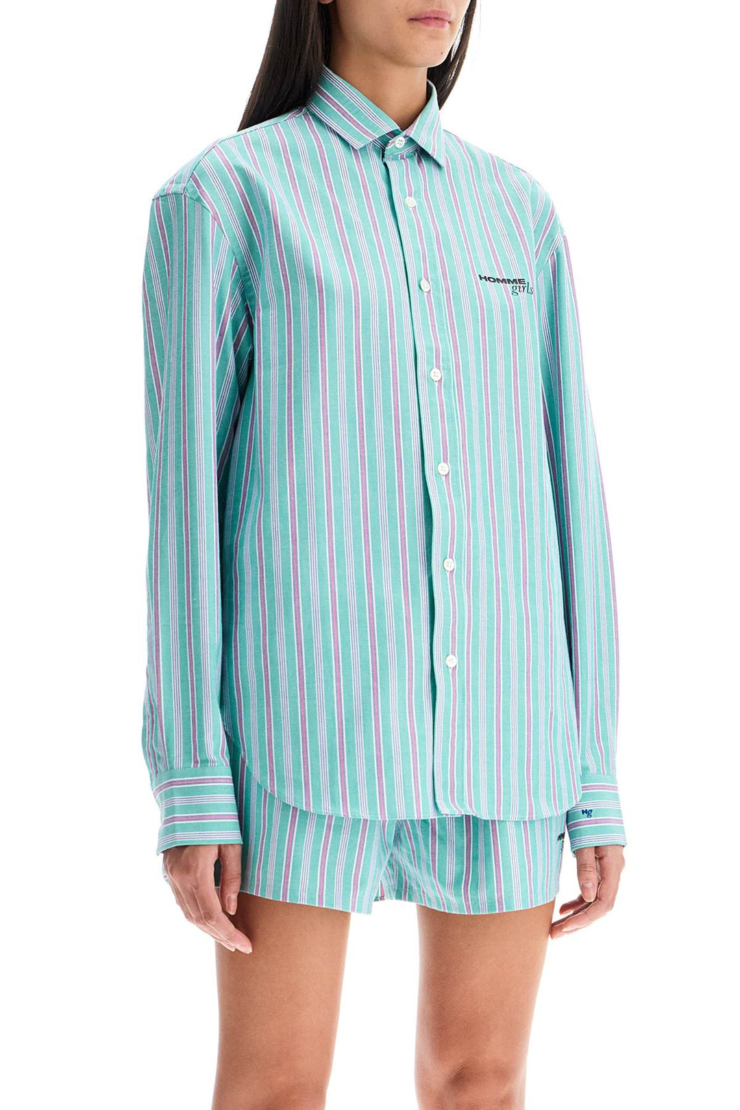 striped oxford shirt for men-1