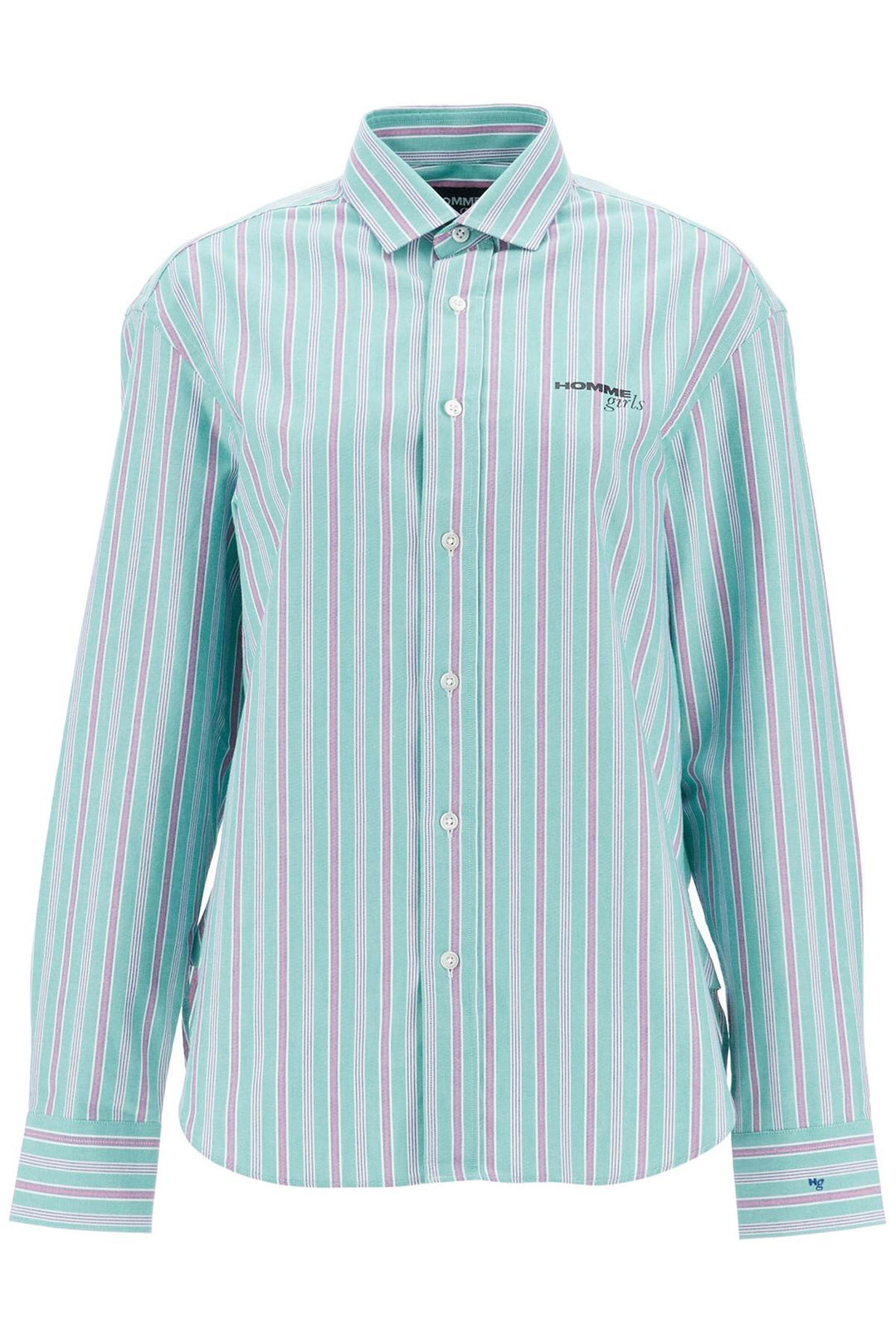 striped oxford shirt for men-0