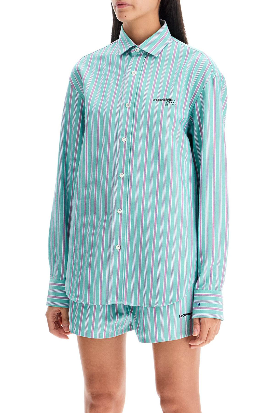 striped oxford shirt for men-3