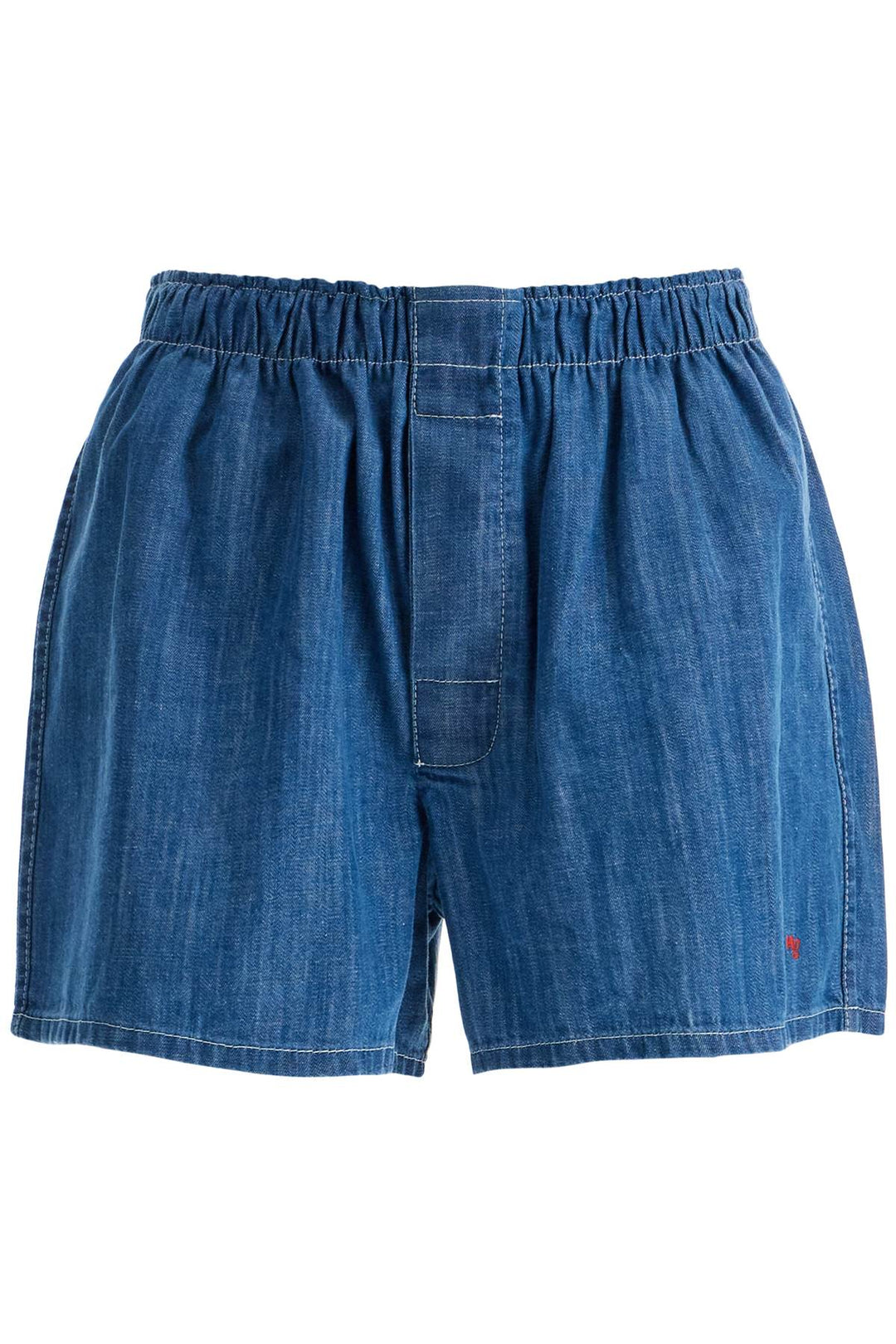 chambray shorts-0