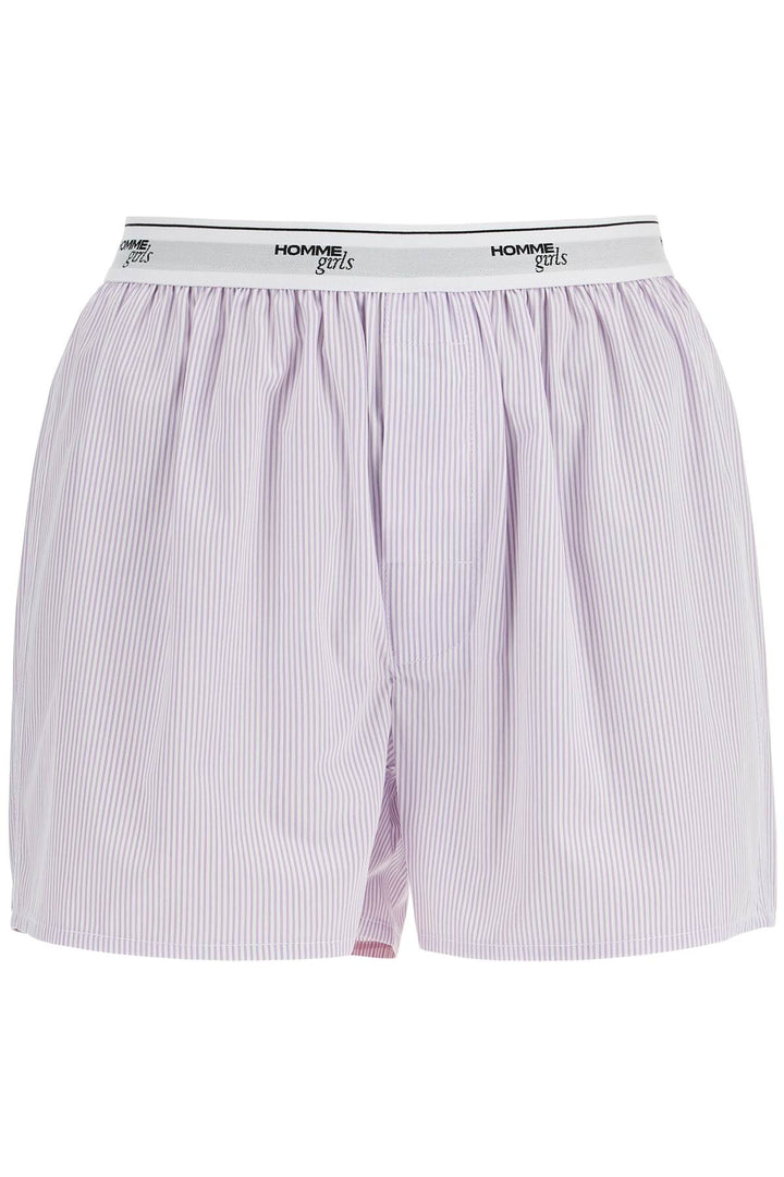 high-waisted lavender striped boxer-0