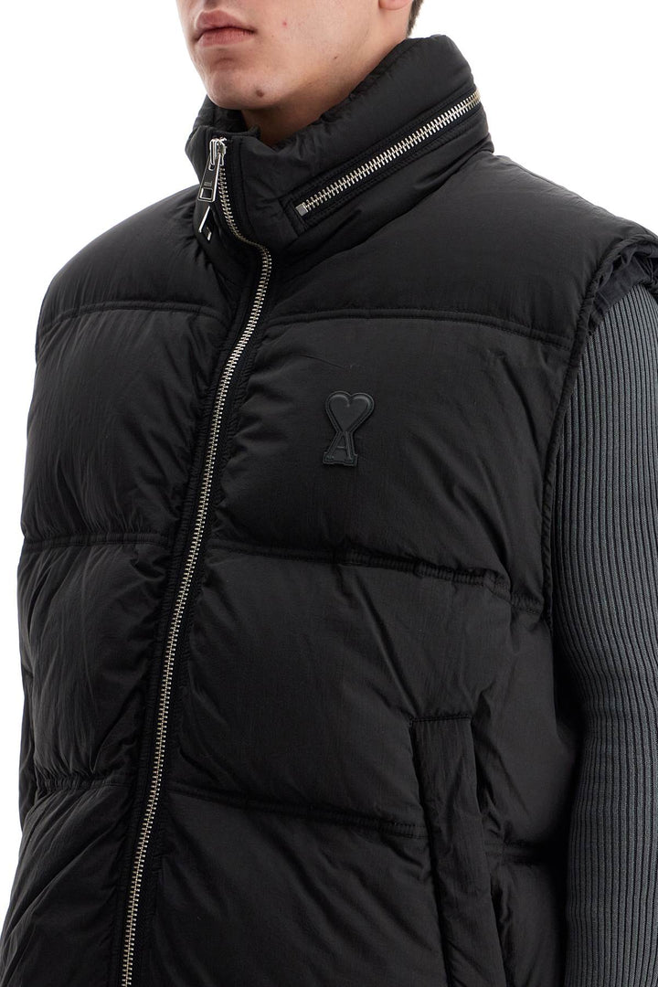 sleeveless down jacket with-3