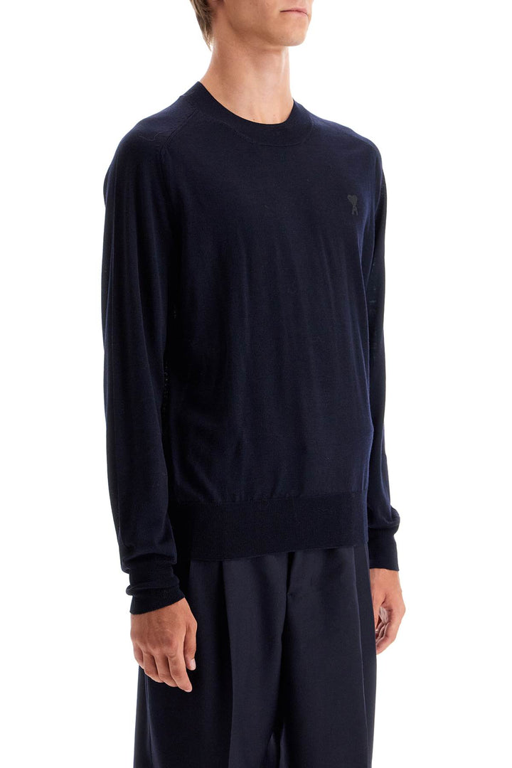 lightweight wool raglan pullover-1