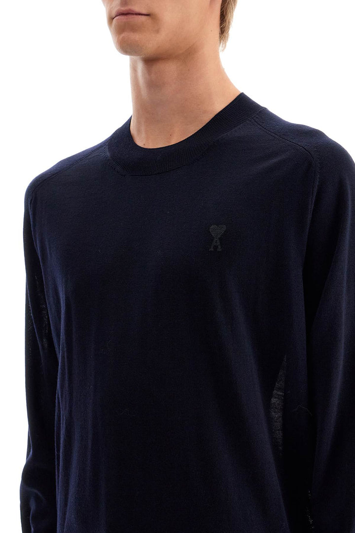 lightweight wool raglan pullover-3