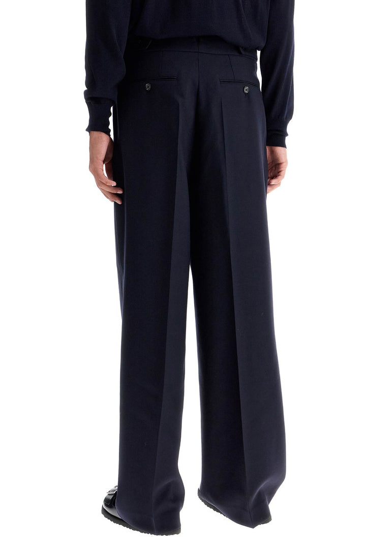 large fit wool gabardine trousers-2