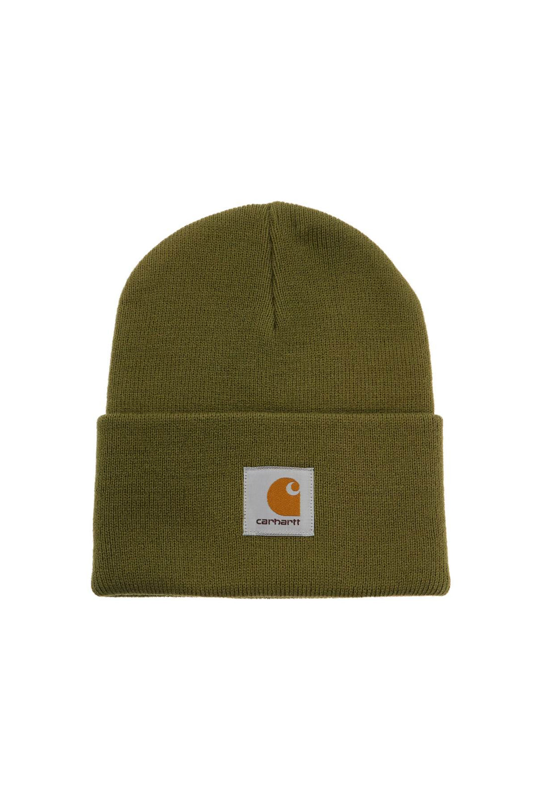 beanie hat with logo patch-0