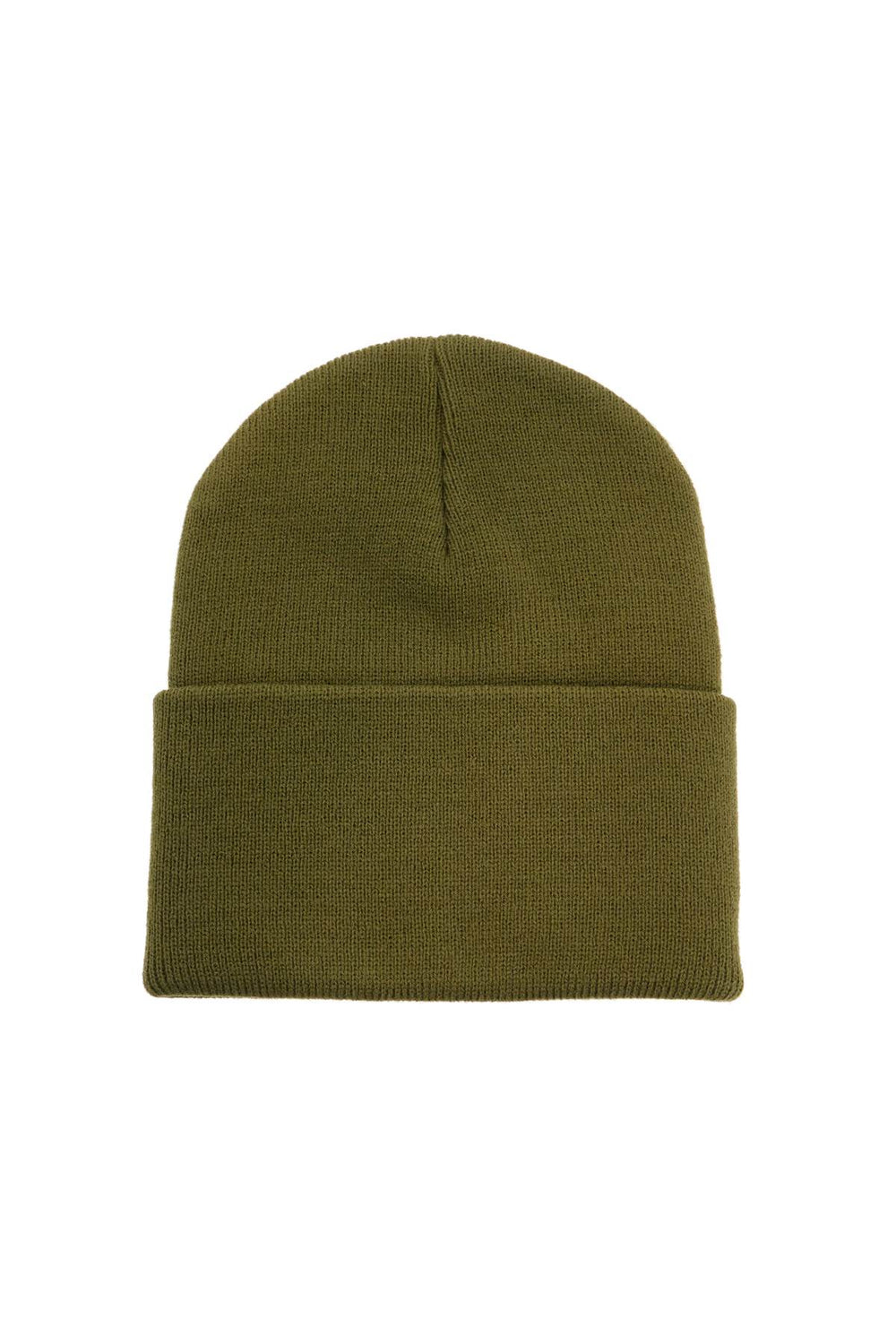 beanie hat with logo patch-1