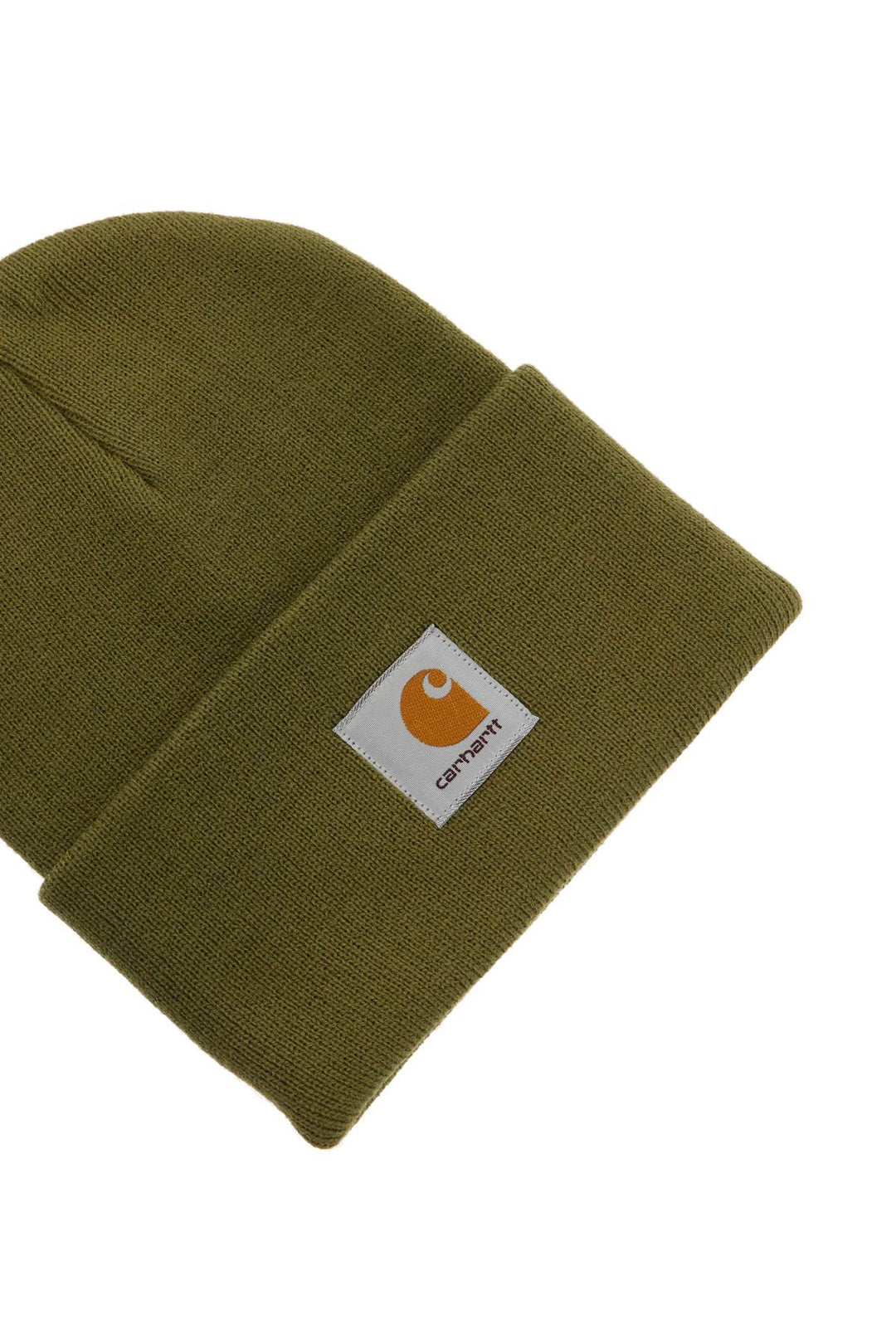 beanie hat with logo patch-2