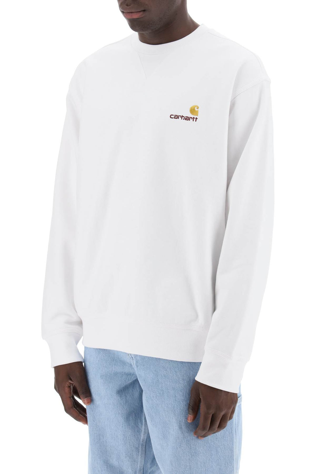 american script crewneck sweatshirt-3