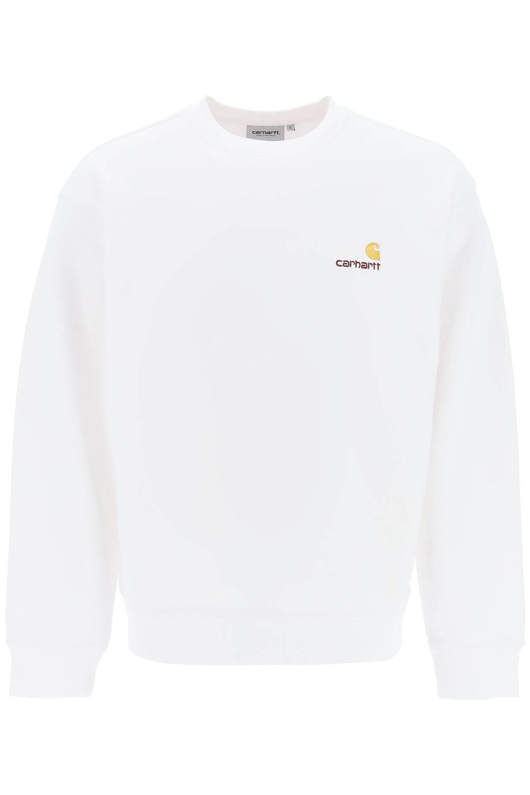 american script crewneck sweatshirt-0