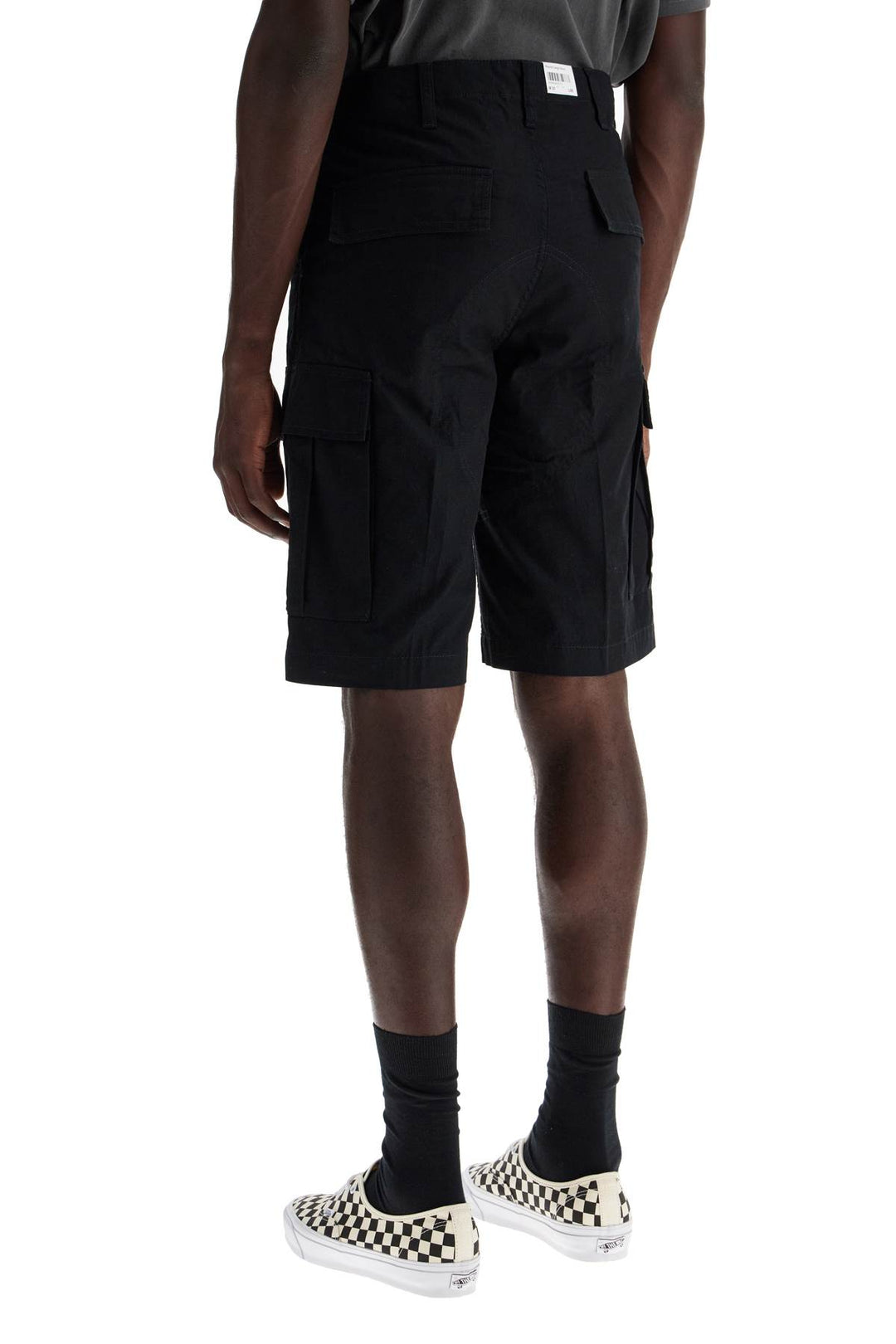 cargo shorts in cotton ripstop-2