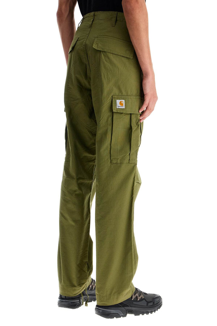 regular cotton ripstop cargo pants-2