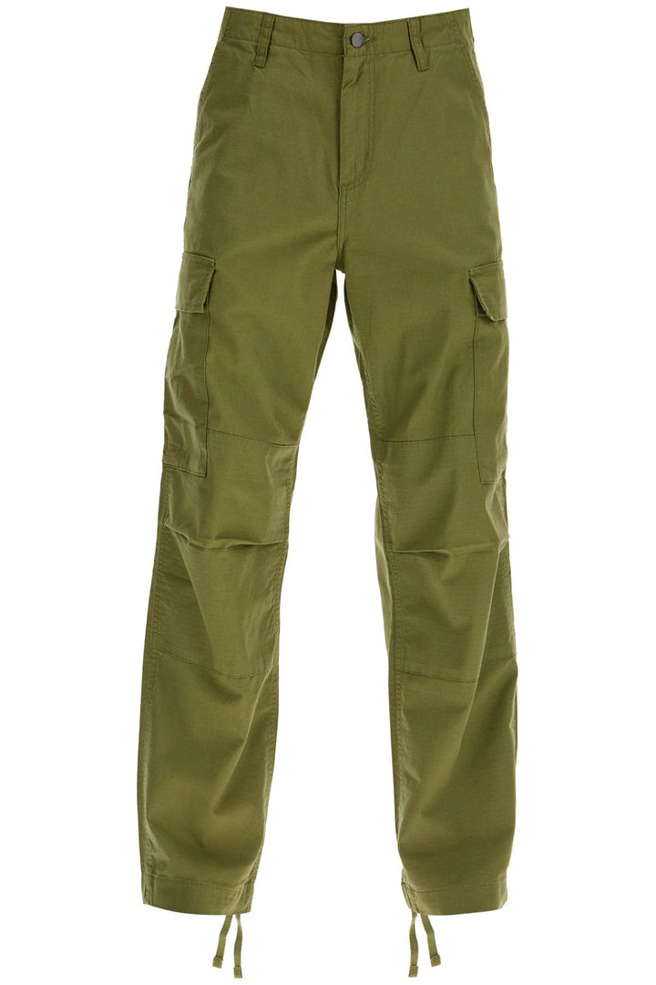 regular cotton ripstop cargo pants-0