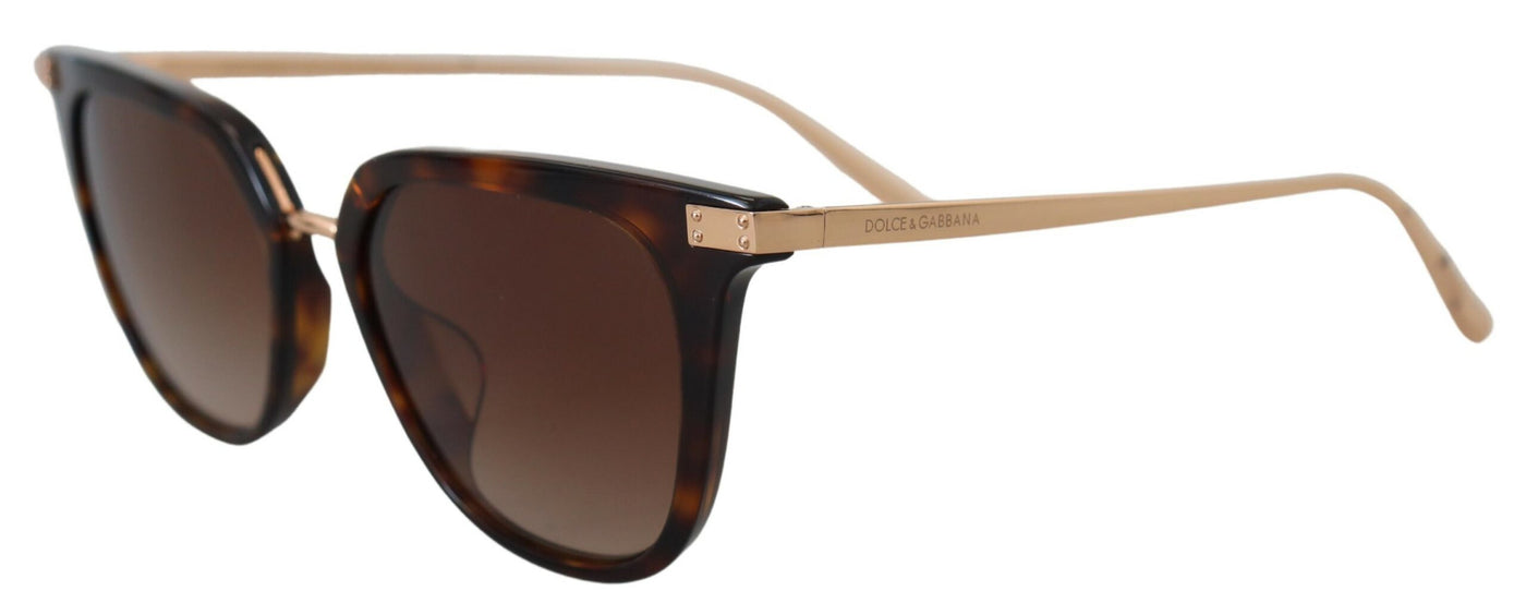 Irregular Brown Acetate Sunglasses for Women
