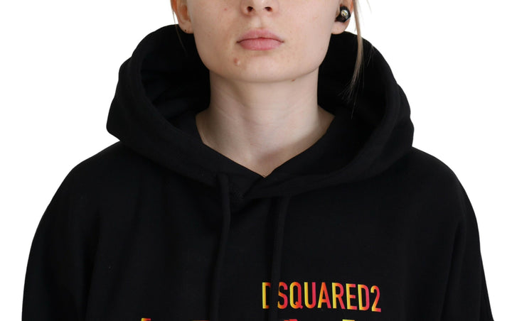 Dsquared² Black Mini Icon Cotton Hoodie Sweatshirt Sweater