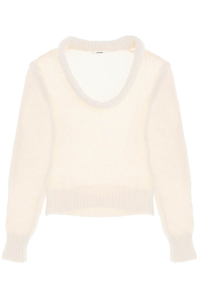 "open-knit bruno pullover-0