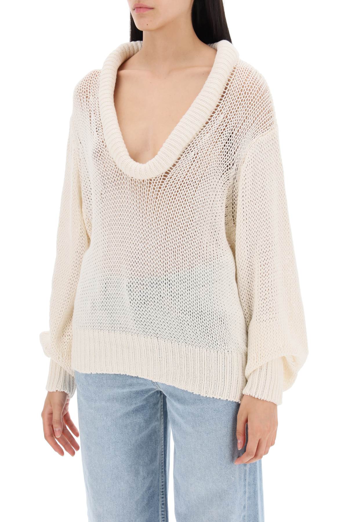 "open-knit bruno pullover-3
