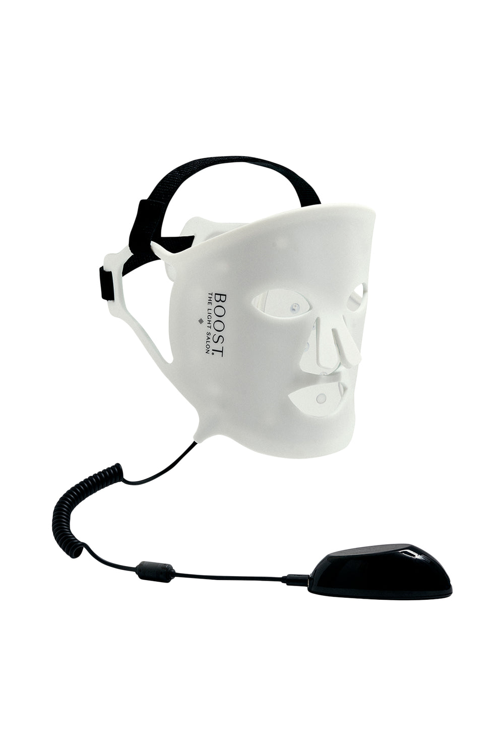 led face mask in eco-leather for ergonomic and adjustable facial treatment-1