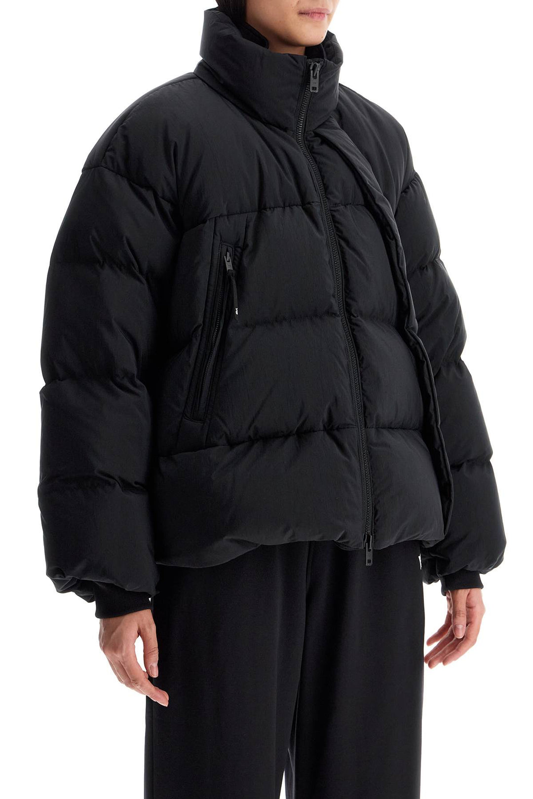 short oversized down jacket-1