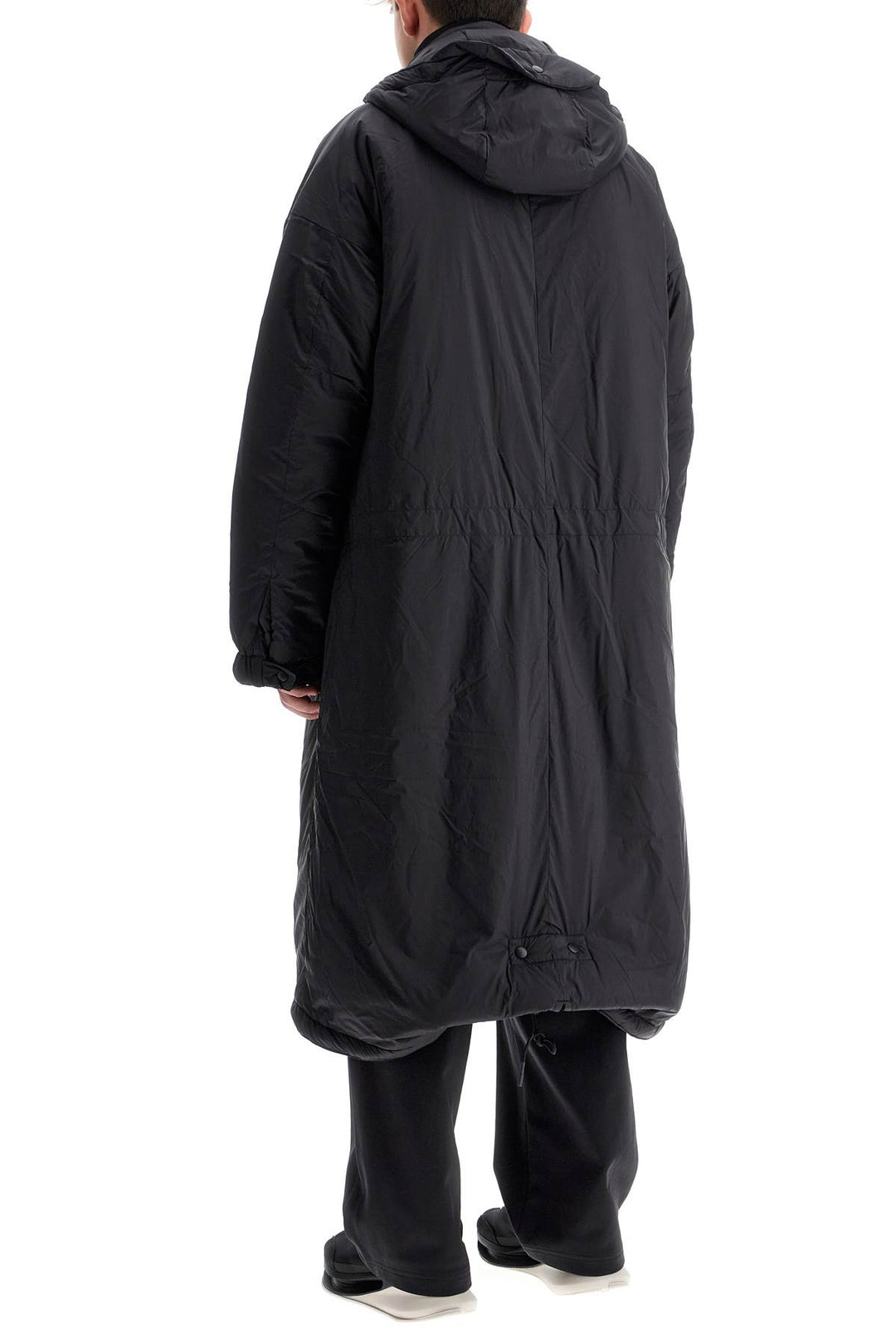 long padded nylon parka coat-2