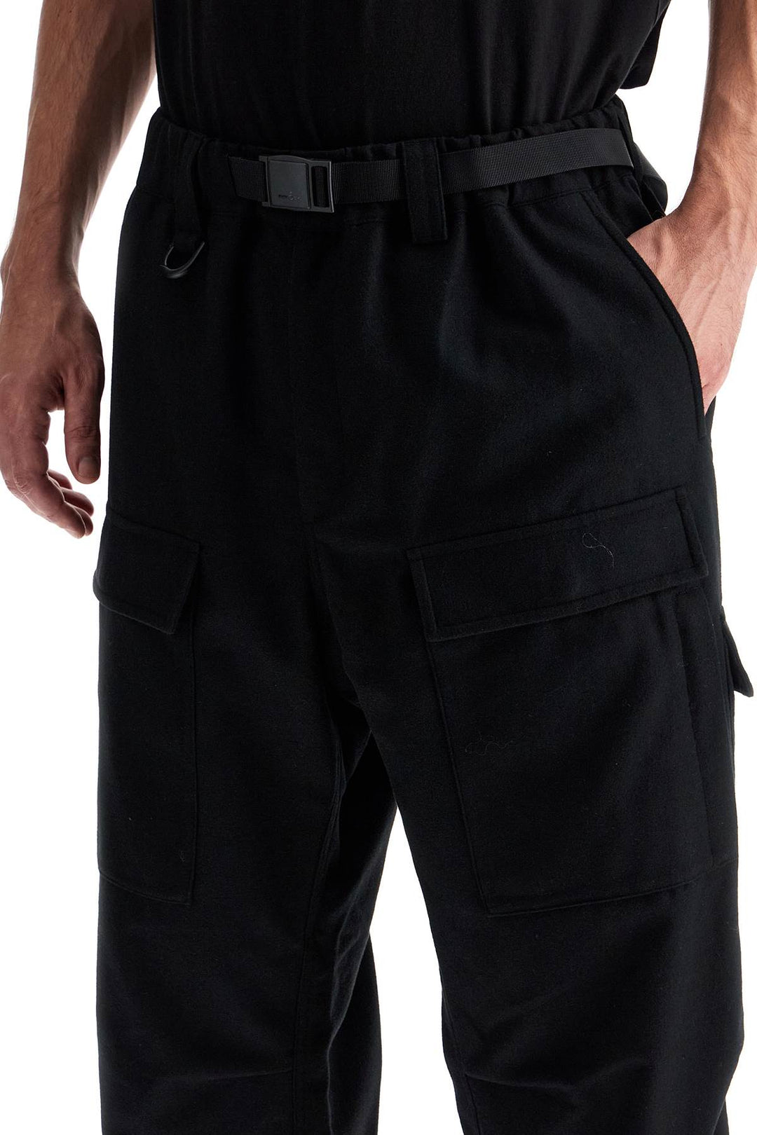 flannel cargo pants for men-3