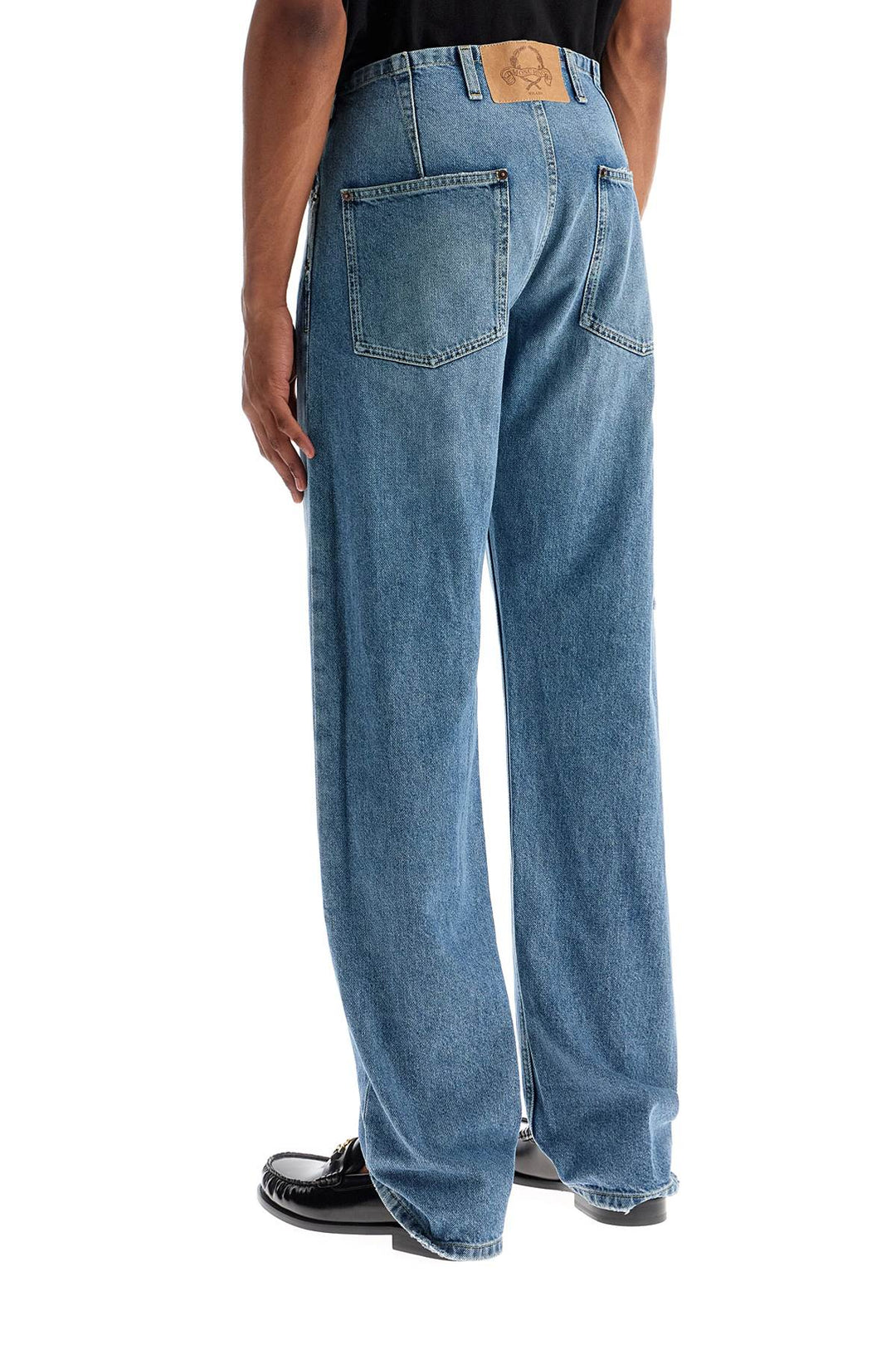 straight jeans with adjustable waistband-2