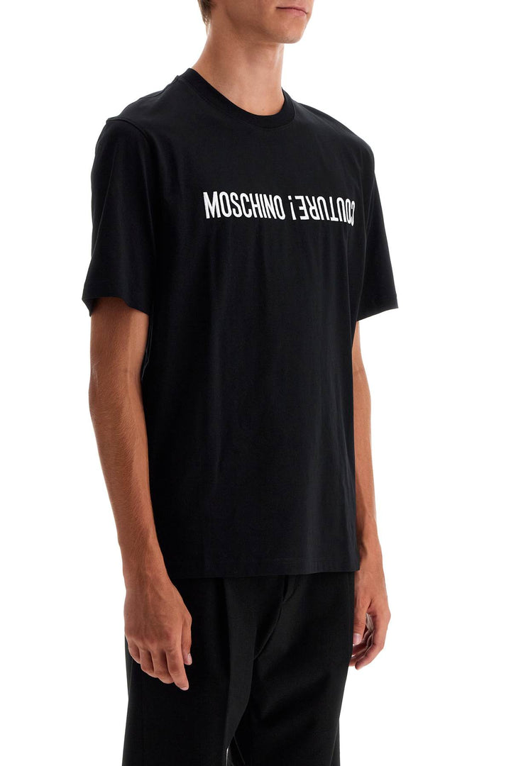 t-shirt with embroidered lettering-1