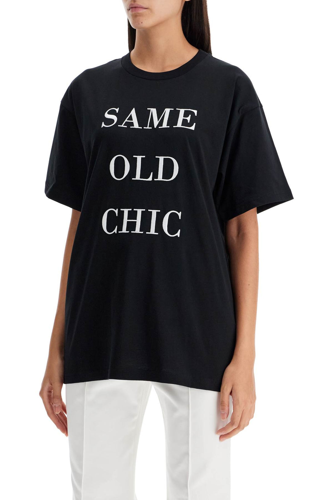 "oversized t-shirt with same old-3