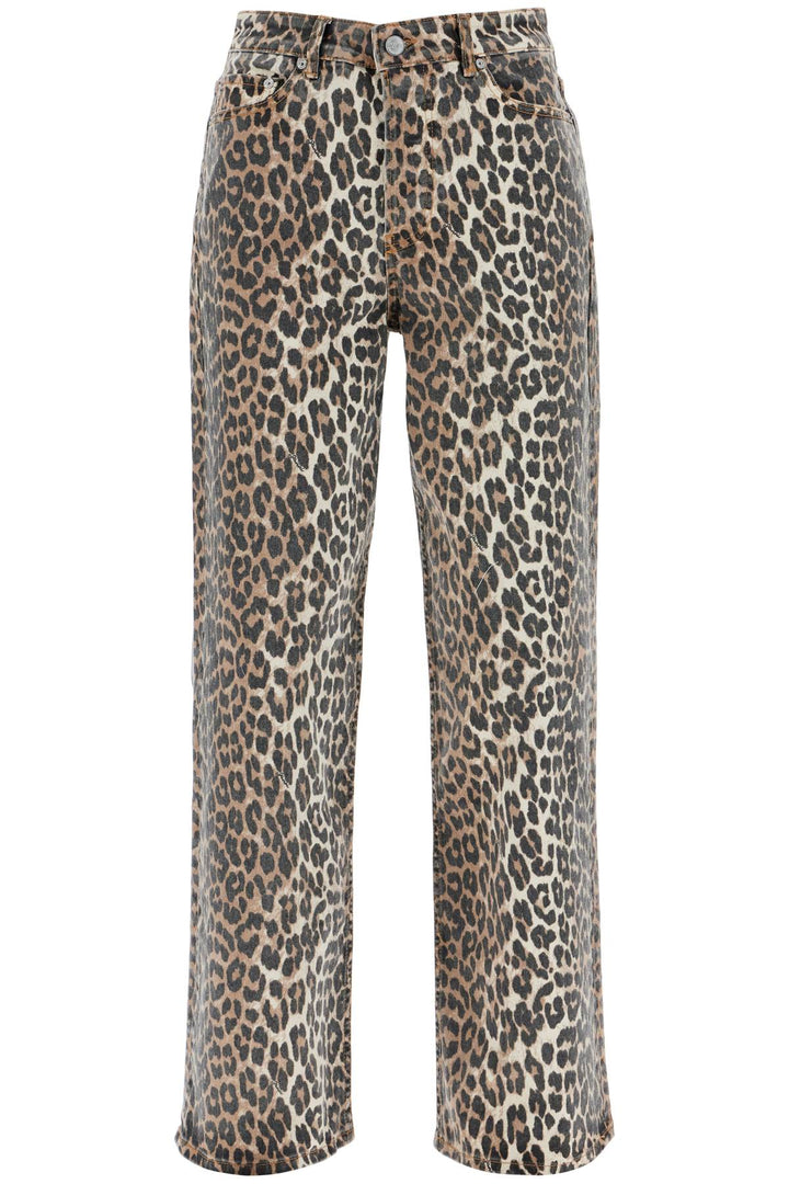 leopard print izey jeans-0