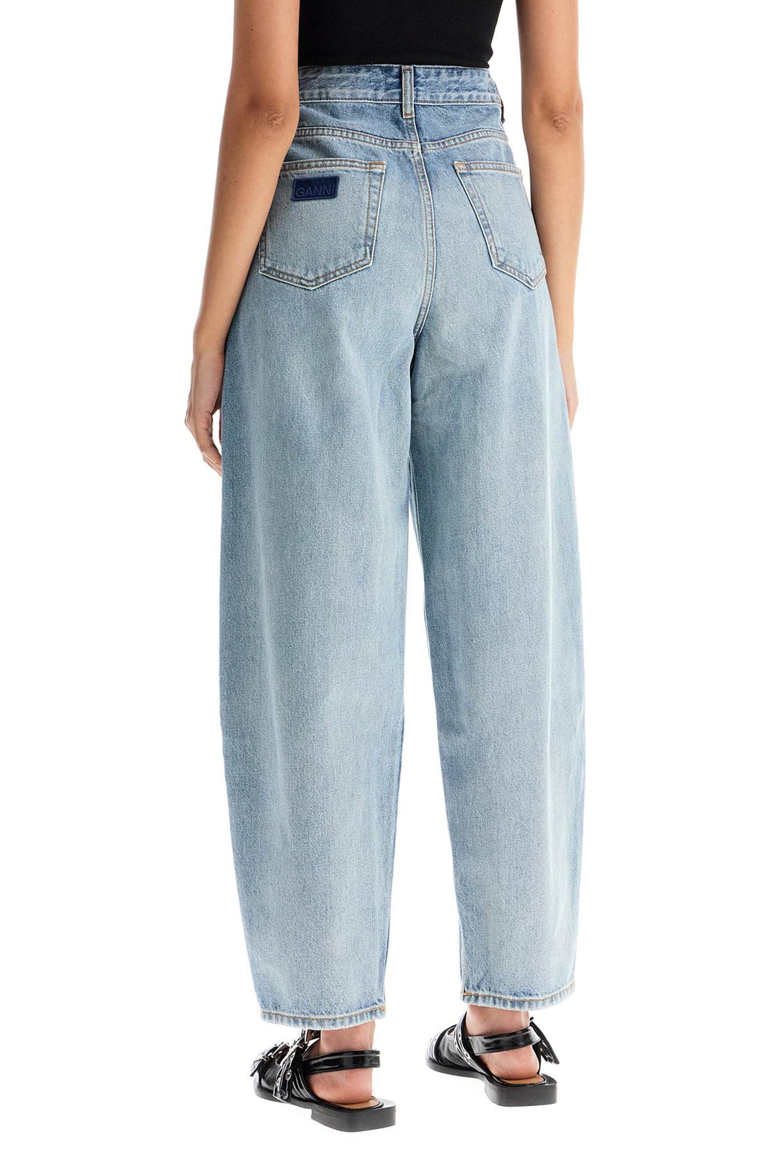 organic denim tapered jeans-2