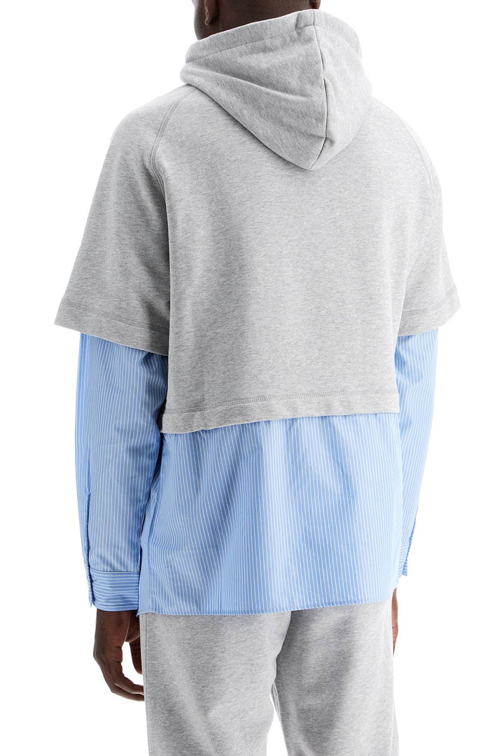 hybrid sweatshirt with shirt bottom-2