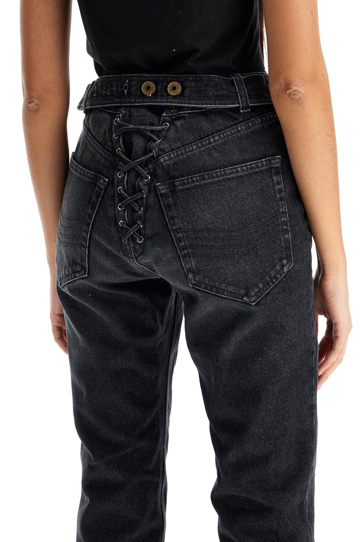 jeans with padded inlays and lace-up-3