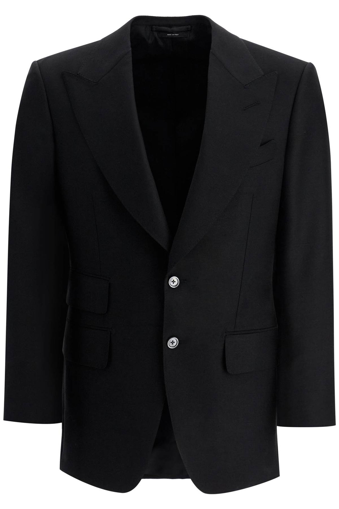 atticus single-breasted jacket in wool and-0