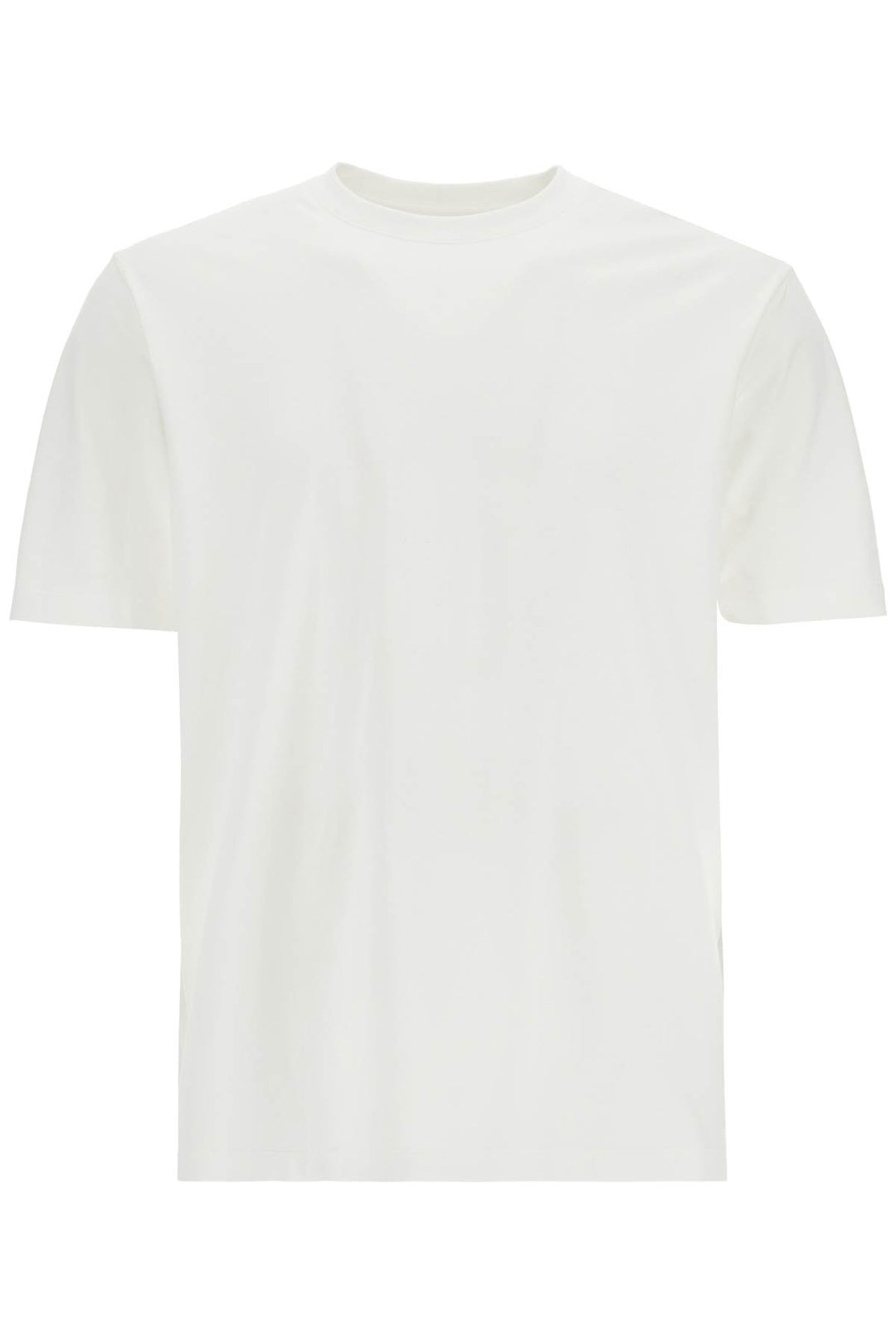 white cotton t-shirt with "uniform of the streets" print-0