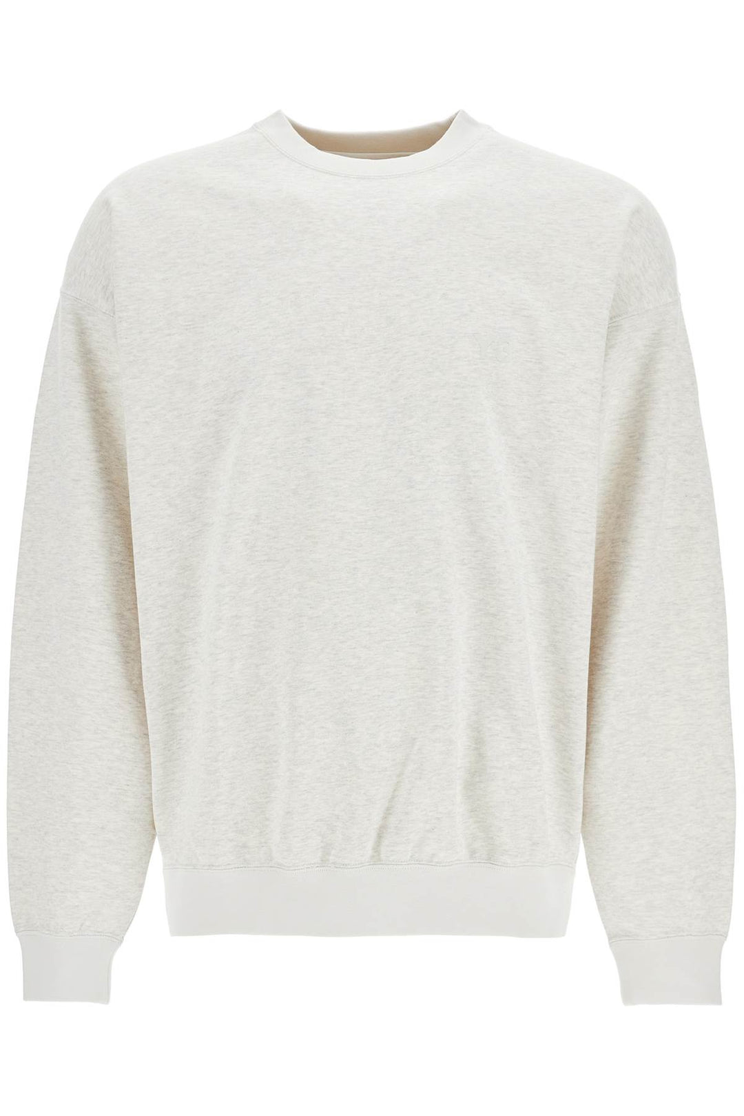 light grey soft cotton and polyester sweatshirt-0