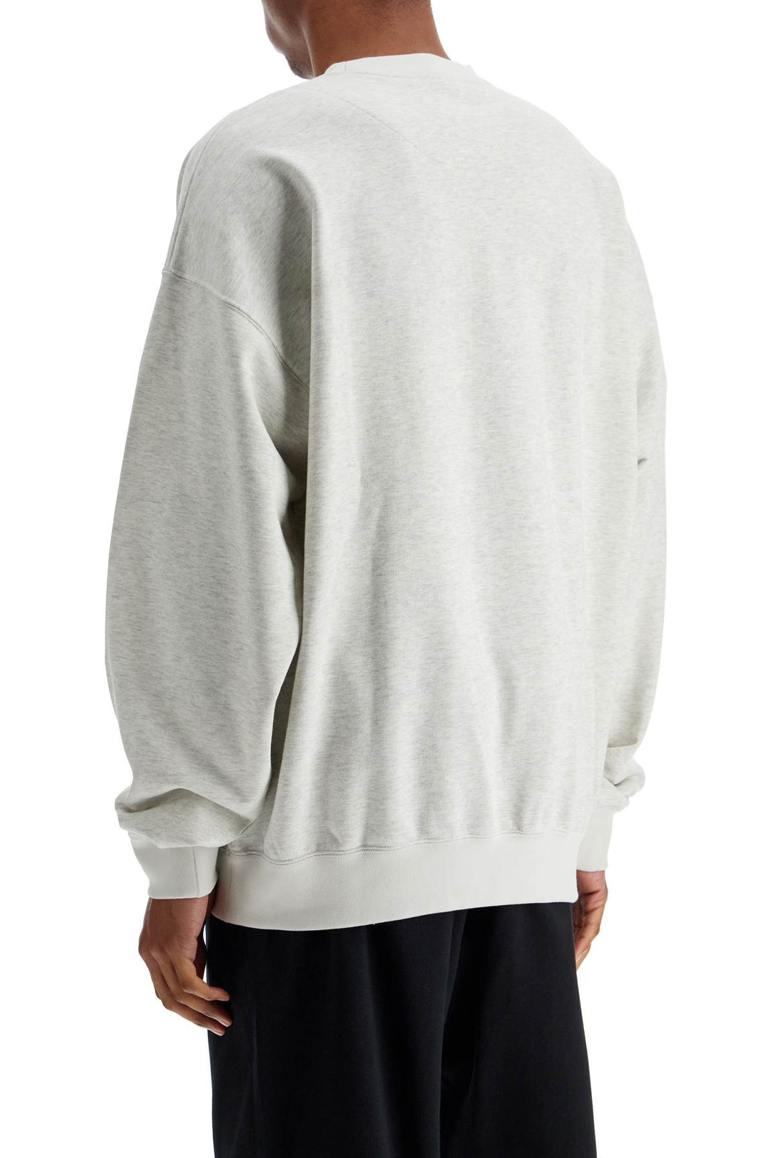 light grey soft cotton and polyester sweatshirt-2