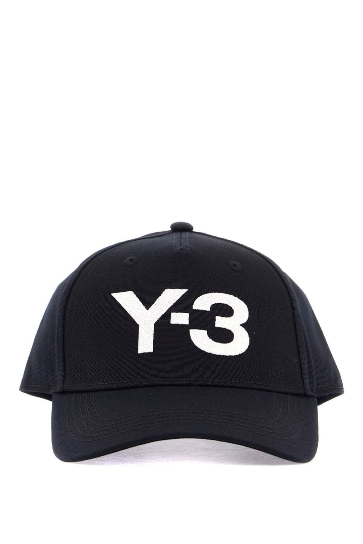 black cotton 6-panel cap-0