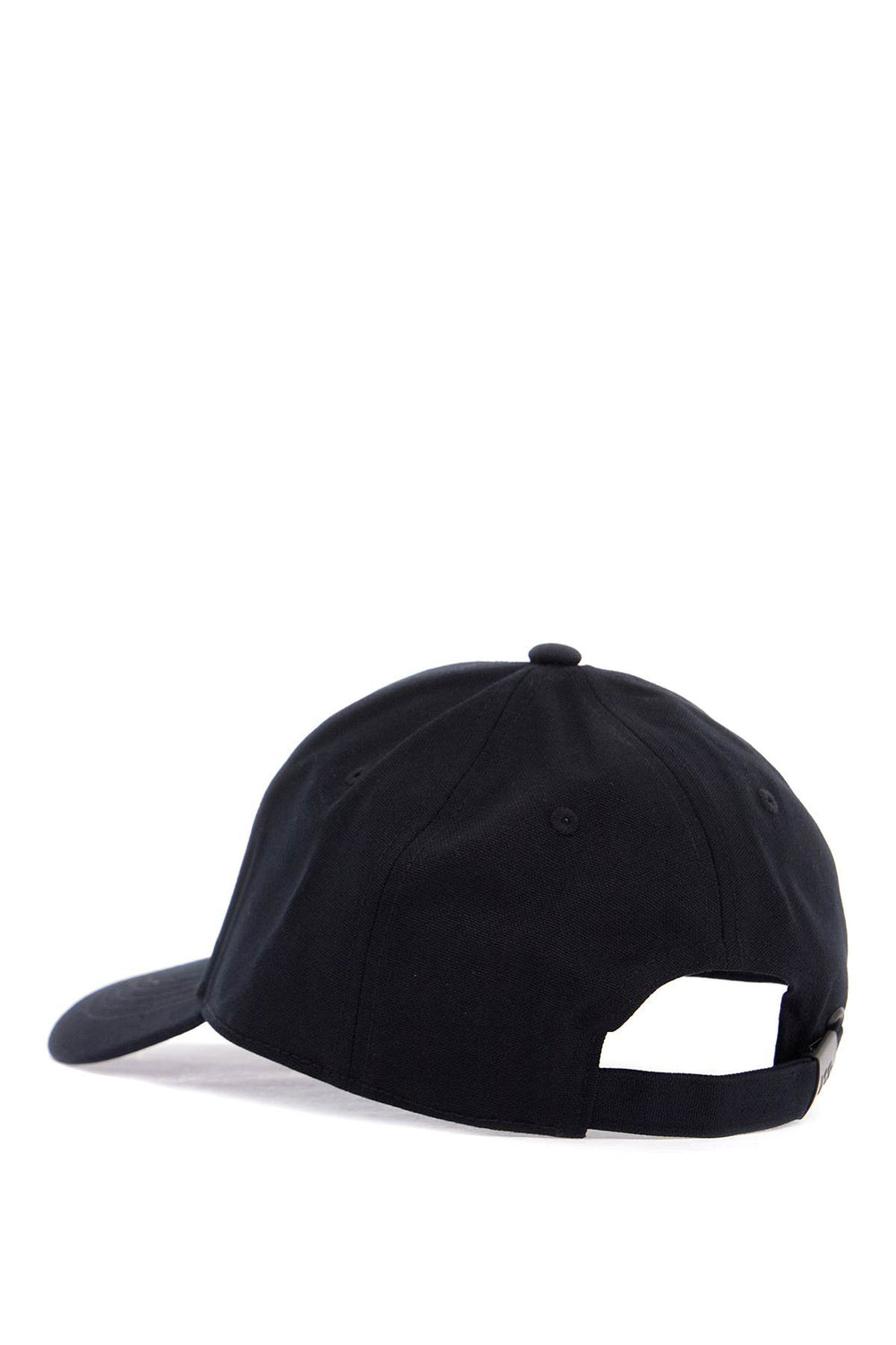 black cotton 6-panel cap-1