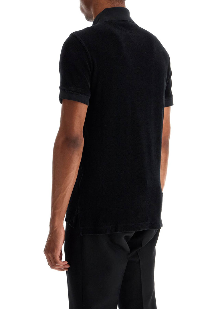 black cotton solid polo-2